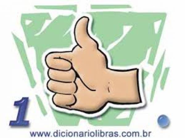 Número em Libras   - site efuturo.com.br