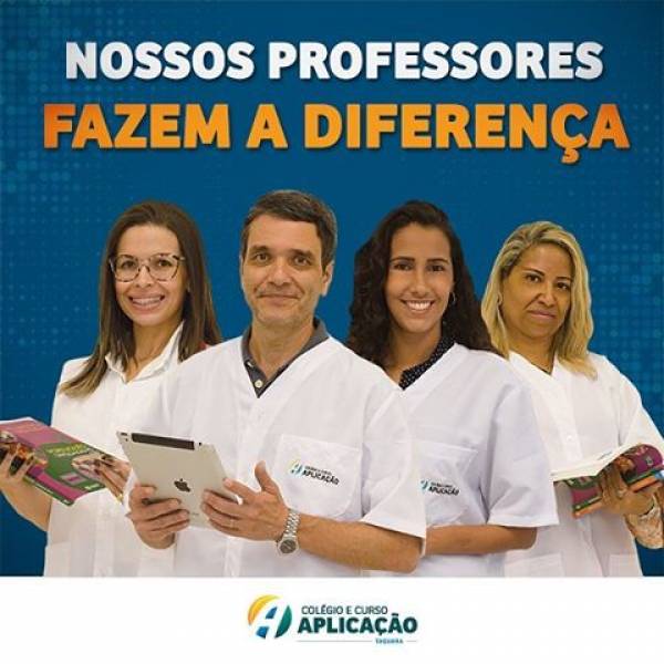 Colégio e Curso Aplicação Professores  Nossos Professores fazem a diferença - site efuturo.com.br