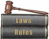 Phrasal verbs - rules and laws