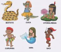 Jogo da Memoria sobre Folclore Brasileiro