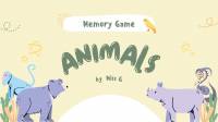 Memory Game - Animals