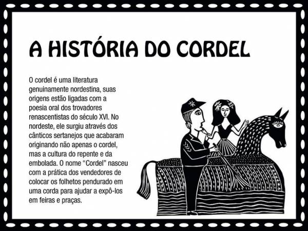 A História de Cordel   - site efuturo.com.br