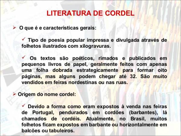 Gênero Textual Cordel 