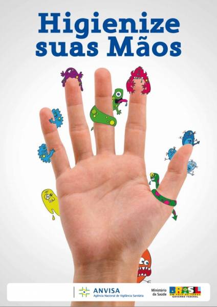 Higienize suas mãos   - site efuturo.com.br
